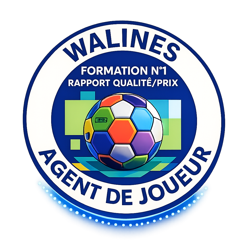 Logo formation agent sportif